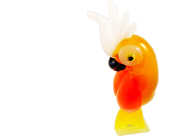 Murano glass artists. We offer single birds and pairs of birds which strike very romantic and coy postures. 